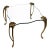 1970s Brass and Glass Coffee Table Manner of Maison Jansen For Sale