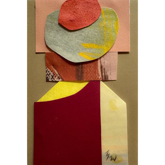 2020s "Into the Sun 3" Original Mixed-Media Collage on Paper by Zac Woodiel For Sale - Image 5 of 10