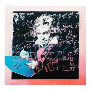 After Andy Warhol "Beethoven", Print Book Cover