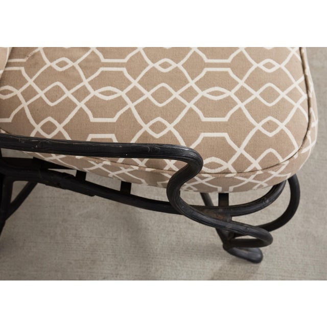 Rose Tarlow Style Iron Twig Garden Six-Piece Patio Suite For Sale - Image 14 of 18