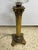 Brass and Marble Corinthian Column Spirit Lamp With Glass Font For Sale - Image 6 of 7