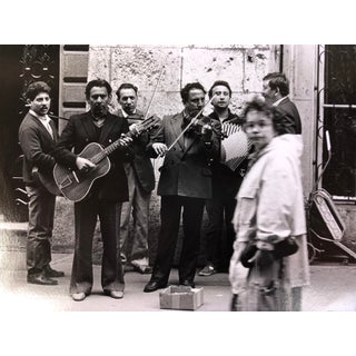 1987 Vintage Black & White Lmt Ed. Photograph of the Street Scene in Cracow, Then Communist Poland For Sale