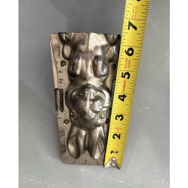 2-Piece Metal 3d Rabbit Bunny Chocolate Candy Mold No. 286 Easter Decor Vintage For Sale In Dallas - Image 6 of 12