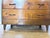 Late 20th Century Solid Heart Pine Rustic Five Drawer Chest With Brass Pulls For Sale - Image 11 of 12