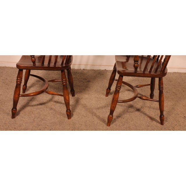 English Windsor Armchairs, Set of 2 For Sale - Image 10 of 12