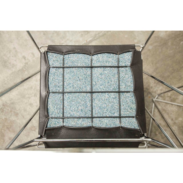 Minimalist X Line Chairs attributed to Niels Jorgen Haugesen for Hybodan, 1960s, Set of 3 For Sale - Image 12 of 18