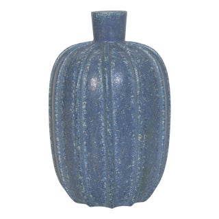 Blue Vase by Arne Bang For Sale