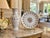 An elegant and highly decorative matching French Limoges porcelain baluster vase and cabinet charger, beautifully hand-...