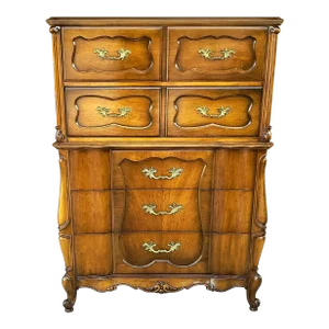 Louis XV French Provincial Sculptural Highboy Dresser by Daniel Jones New York