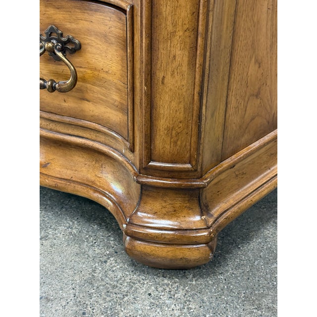 Thomasville Thomasville “Hills of Tuscany” Three Drawer Stone Top Chest / Nightstand For Sale - Image 4 of 12
