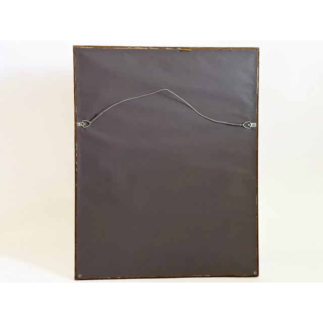 Vintage Abstract Horse Painting Contemporary "Bright-Eyed Bay" Mixed Medium on Paper, 1990s For Sale - Image 4 of 8