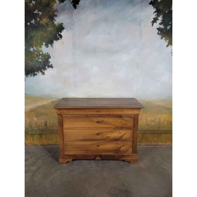 Louis Philippe Walnut Chest of Drawers For Sale - Image 13 of 13
