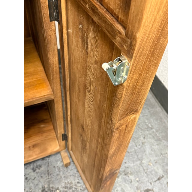 Wood Roost Collection Teak Storage Cabinet For Sale - Image 7 of 12