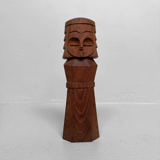 Nipopo Doll in Wood, Japan, 1970s For Sale - Image 10 of 10