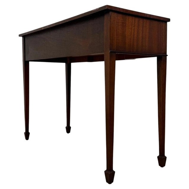 Wood Antique Early 20th Century Adam Mahogany Side Table For Sale - Image 7 of 12