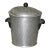 Vintage Mid Century Hammered Aluminum Ice Bucket For Sale