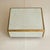 Modern French Mirror + Brass Square Coffee Table, 1970s For Sale - Image 3 of 11