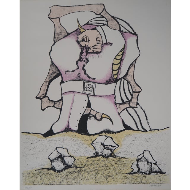 Jorge Camacho, Colossus of Peter, Original Lithograph For Sale