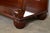 Ethan Allen French Empire Carved Cherry Wood Marble Top Console Table With Mirrored Back For Sale - Image 9 of 14