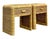 Vintage Coastal Woven Rattan Nightstands - a Pair For Sale - Image 12 of 16