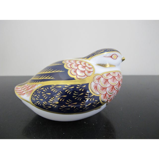 【使用美品】 CROWN DERBY Quail C&S Retired ROYAL CROWN DERBY 3 Piece QUAIL Game Bird TEA SET