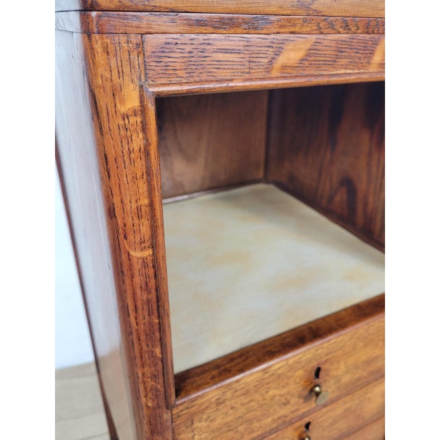 Vintage Bedside Cabinet in Oak, 1960 For Sale - Image 6 of 17