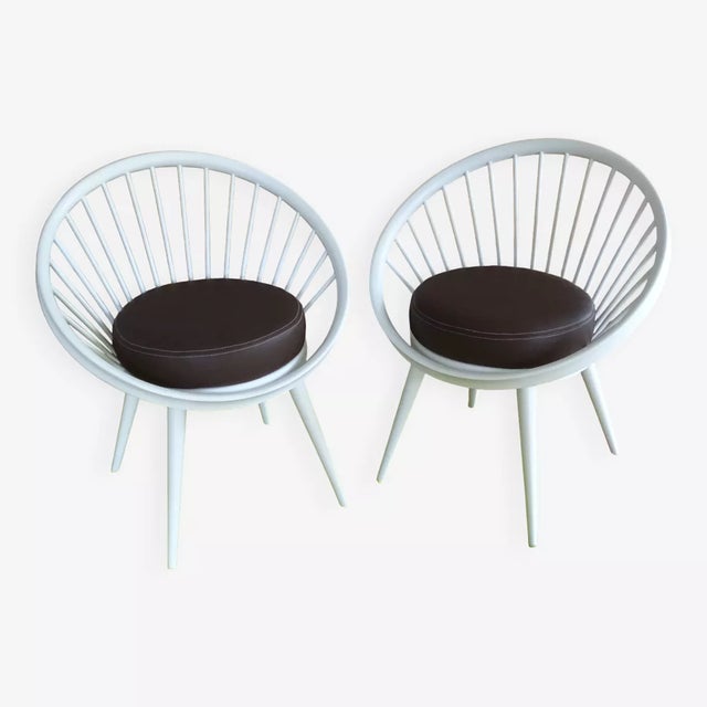 Vintage Ellipse Armchairs from Swedese, Set of 2 For Sale - Image 11 of 11