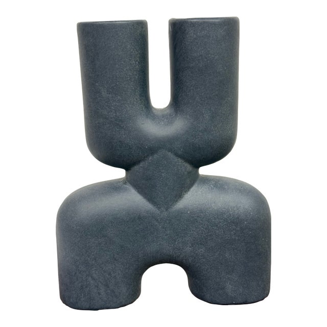 101 Copenhagen Cobra Double Mini Vase, Black For Sale