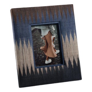 Isador Abaca Hand Made Photo Frame, 5" x 7" For Sale