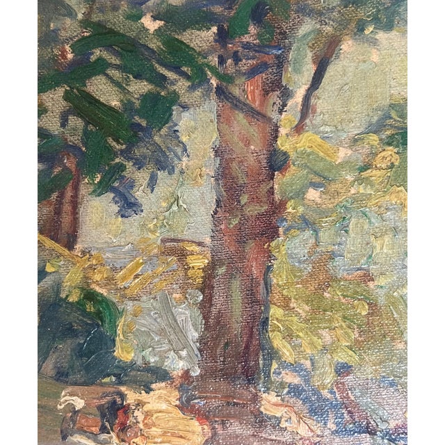 Mid Century Oil Painting by Angelo Charles Scibetta, C. 1940's For Sale - Image 12 of 15