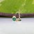 Zambian Emerald Martini Solitaire Stud Earrings in Solid 14k Gold, Round 4mm, Pair For Sale In Columbus - Image 6 of 7