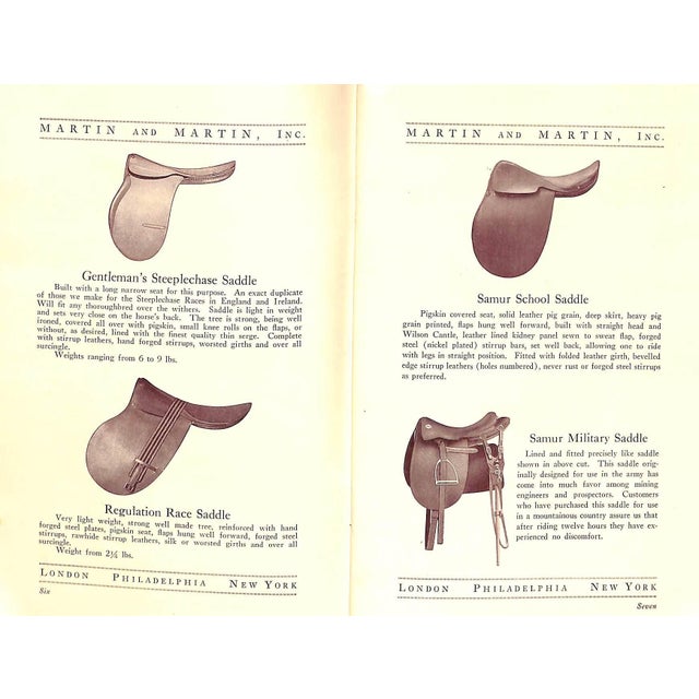Paper "Martin & Martin, Inc. Makers and Importers of High Grade Saddlery and Leather Goods" 1920 For Sale - Image 7 of 18