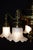 Art Deco French Brass Five-Light Chandelier with Opaline Glass Shades, 1920s For Sale - Image 12 of 18