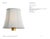 Visual Comfort Signature 6" Linen Soft Empire Shade Designer: Visual Comfort Signature Height: 5.25" Base: Shade Details:...