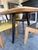 Custom made color block conference table by THiNK Office Interiors. Rectangle, 96w x 42d, with plywood knife edge and...