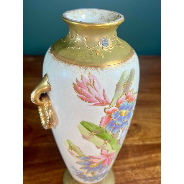 Late 19th Century Antique Royal Bonn (Germany) Hand Painted Porcelain Vase For Sale - Image 5 of 8