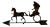 19th Century Salvaged Sheet Metal Weathervane Horse & Carriage For Sale