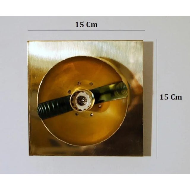 21st Century Italian Modern Brass and Opaline Glass Sconce by Fabio Ltd For Sale - Image 6 of 6