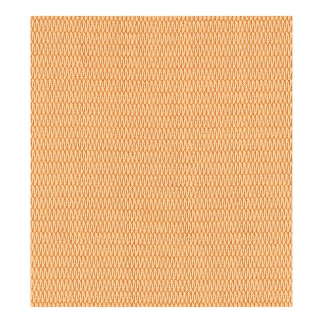 Sample - The House of Scalamandré Playa Abama Fabric, Tangerine For Sale