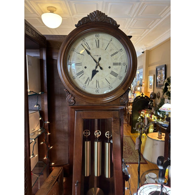 This Retired Howard Miller La Rochelle grandfather clock is a stunning addition to any room. Its classic design and...