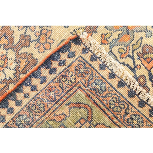 Antique Farahan Sarouk Rug 8'7'' x 10'5'' For Sale - Image 4 of 12