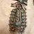Mexican Dangle Earring Sterling Silver Turquoise Stones Barretto Matilde Poulat For Sale - Image 10 of 18