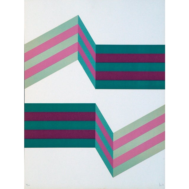 Perspective III - Original Lithograph by Renato Livi - 1971 For Sale