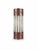 Art Deco Fluted Glass & Aged Brass Wall Sconce For Sale - Image 3 of 5