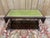 Brown Regency English Coffee Table in Mahogany and Green Leather Embossed with Gold, 1890s For Sale - Image 8 of 10