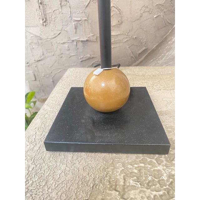 Memphis Vintage Post Modern Memphis Style Table Lamps by George Kovacs for Sonneman - a Pair For Sale - Image 3 of 5