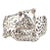 Vintage Emilia Castillo Mexico Modernist Los Castillos Sterling Jaguar Cuff Bracelet For Sale
