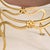 Gold Italian Gold-Leaf + Leather Accent Chair, 1960s - 2 Available For Sale - Image 8 of 11