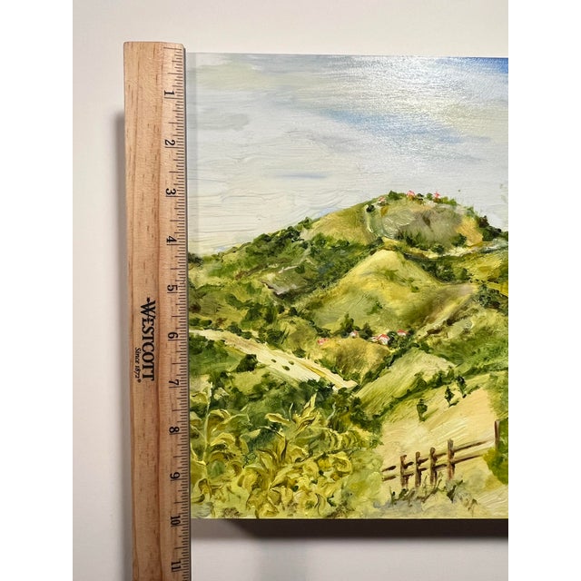 2020s 2025 "Malibu" Oil on Board Painting by Ukrainian Artist Svitlana Shapovalova For Sale - Image 5 of 8