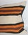 1930s 1930s Hand Woven Stripe Weaving Pillow For Sale - Image 5 of 8